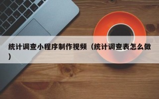 吉安统计调查小程序制作视频（统计调查表怎么做）