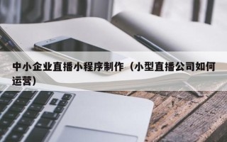 吉安中小企业直播小程序制作（小型直播公司如何运营）
