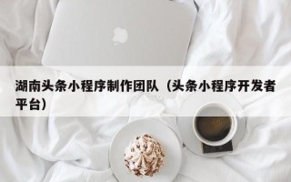 吉安湖南头条小程序制作团队（头条小程序开发者平台）